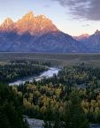 Sunrise over the Snake River - Grand Teton National Park